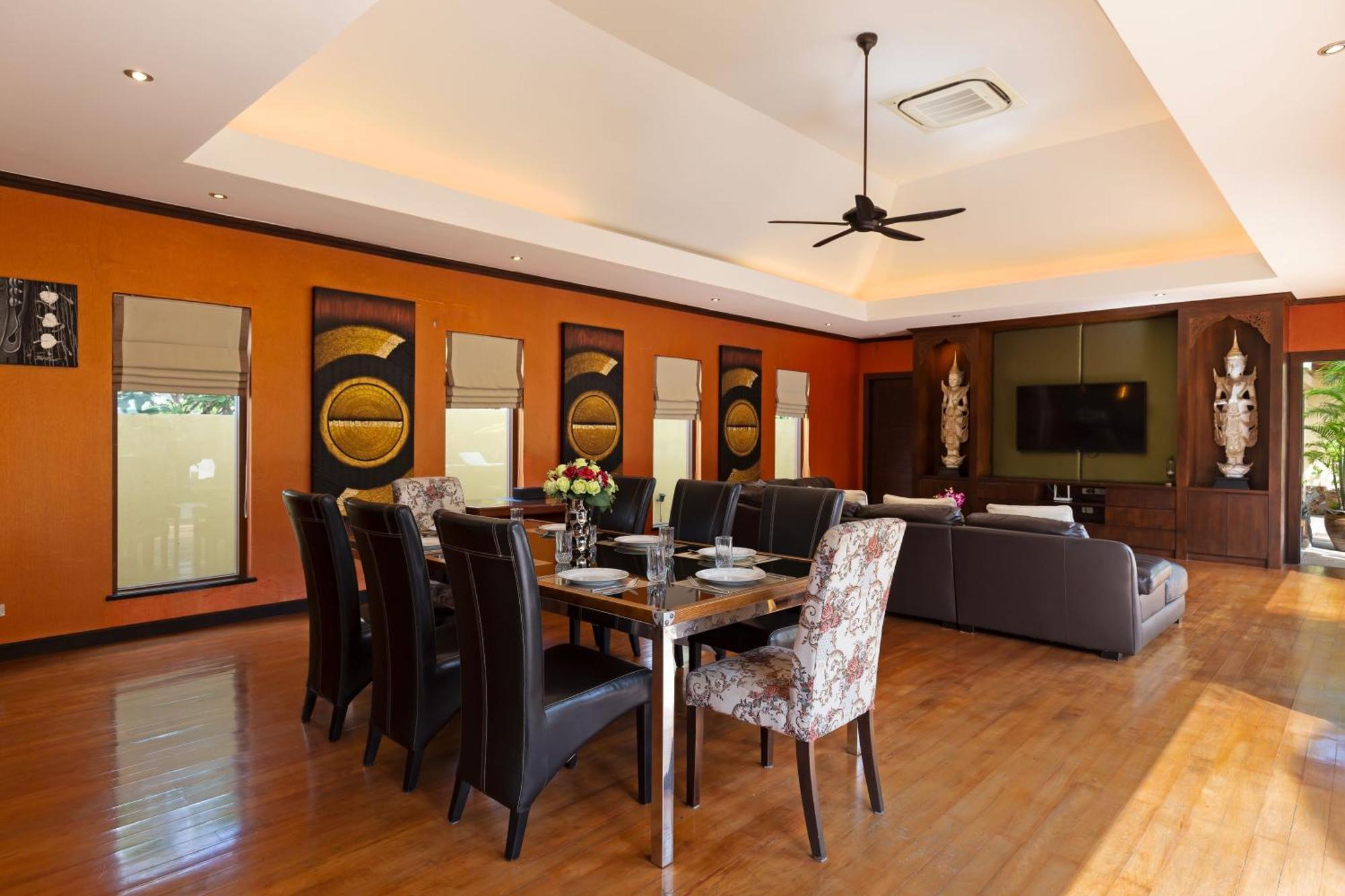 Extraordinary Courtyard 6Br Pool Villa Sri Suri, Naiharn Rawai Bagian luar foto