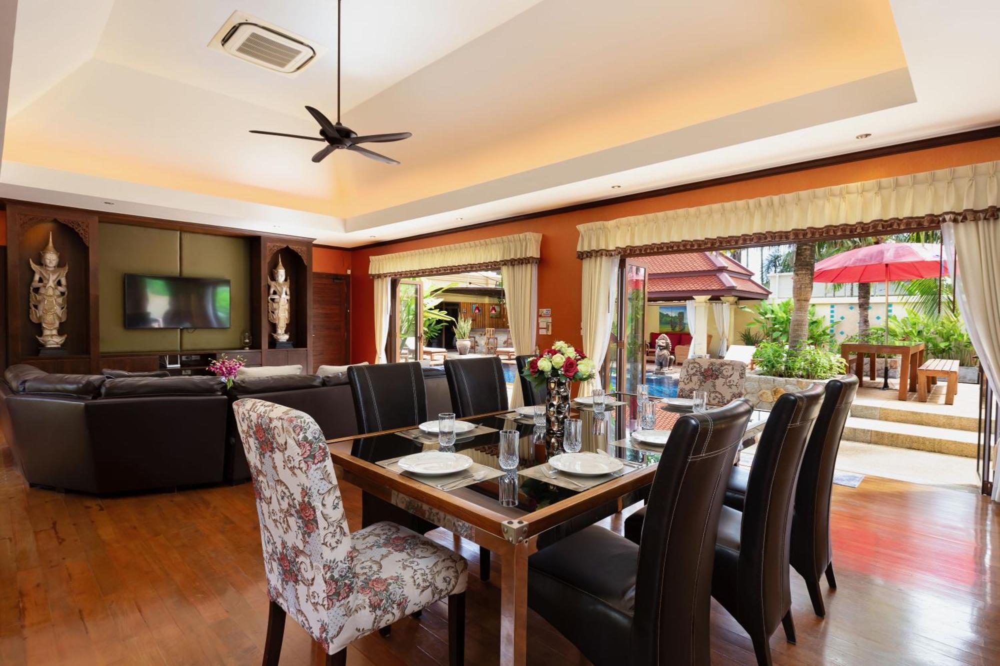 Extraordinary Courtyard 6Br Pool Villa Sri Suri, Naiharn Rawai Bagian luar foto